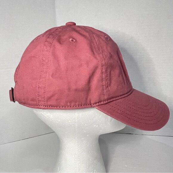 Adidas Trefoil Logo Pink Mauve Hat 100% Cotton White Embroidered Sporty Like New - Picture 4 of 15